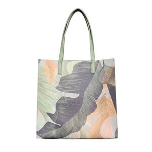 Ted Baker Forager Palm print icon shopper bag